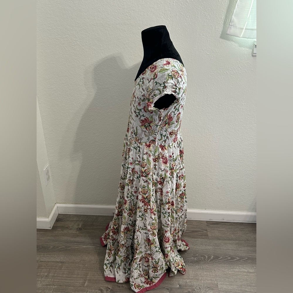 Soft Surroundings Floral Tiered Dress - Picture 2 of 10